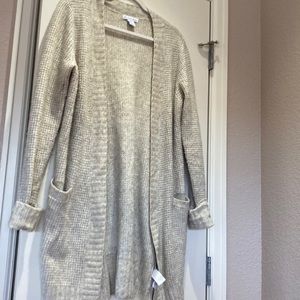 London Kaye long duster sweater cardigan